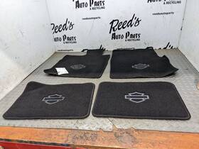 232.fd8507 Ford Truck 2007 F150 Harley Davidson Carpet Floor Mat Set 1190616