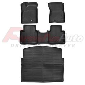 241626 Foreverunauto All Weathe Floor Liners Mat And Rear Cargo For 2021-2025 Nissan Rogue Tpe