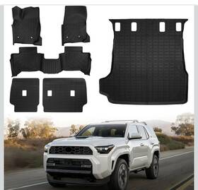 Jll0049-10 Fpow Floor Mats Custom Fit 2025 Toyota 4runner Fuel 5 Seats Not For Hybrid All