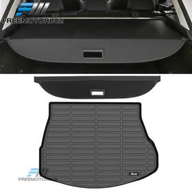 Fz-5-tc-lnx22-bk Freemotor802 198073537735 For 22-25 Lexus Nx250 350 3d Molded Tpe Trunk Mat Cargo Boot Liner Cover