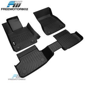 Fz-cpd-bg30-1-bk Freemotor802 Fits 17-23 Bmw 5-series G30 3d Floor Mats All Season Heavy Duty Carpets Tpe 3pc