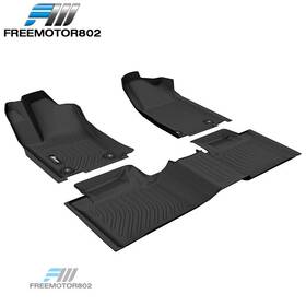Fz-cpd-jgc16-1-bk Freemotor802 Fits 16-21 Jeep Grand Cherokee/22 Wk Floor Mats 3d Tpe Carpets All Weather Guard