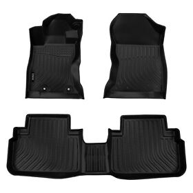 Tei815531 Front Rear For 2019 2020 2021 Subaru Forester Black All Weather Floor Mats Liner