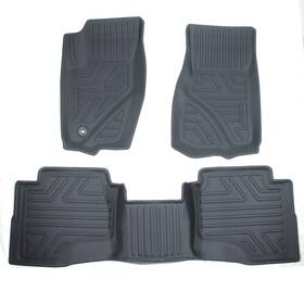 P2.tpejd84.h Fuke For 2005-2010 Jeep Grand Cherokee Tpe Floor Mats Liner 3pcs 3d Front And Rear