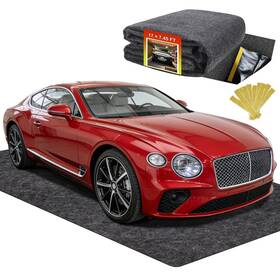 Fuzewanli Car001 17ft X 7.45ft Garage Floor Mat For Under Car Heavy-duty Oil Spill