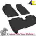 Toyota-yaris-fx7b22495 Fx7b22495 Yaris U-ace Toyota Anti-skid 3d Fits 2007 To 2011 High Quality Waterproof 3 Pc Bla