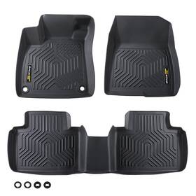 Alo145879 G-plus Tpe Floor Mats Fit For 2021-2024 Nissan Rogue All Weather Anti-slip Car Liners
