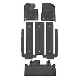 Alo522459 G-plus Tpe Floor Mats Cargo Liner Fit For 2021-2025 Toyota Sienna 7 Seat All Weather