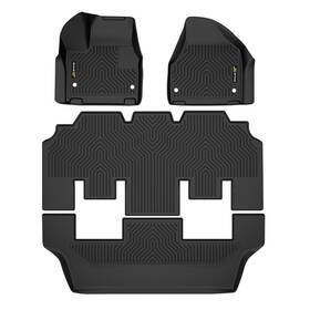 Alo855620 G-plus Fit For Chrysler Pacifica 2017-2025 All Weather Tpe Floor Mats Protection Liners