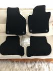G227abbeeun Volkswagen Black Volkswagon Golf Floor Mat Set Nwob Em Ll