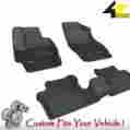 Fx7a20422-3 G3ac20422 Sport U-ace Mazda 3d Fits 2010-2013 3 Black Waterproof Front And Rear Car Pa