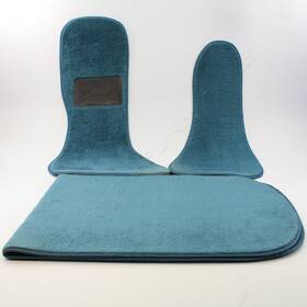 19896-331 General Motors Complete Set Of 4 Oem Dark Sea Island Floor Mats Front Rear For Safari Mark Iii