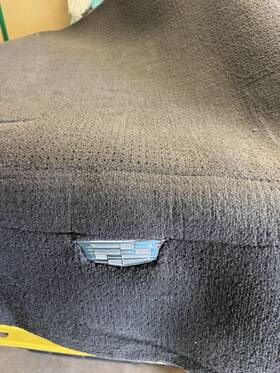 22750987 General Motors Cadillac Ats/cts Cargo Area Carpet Mat With Embossed Emblem New