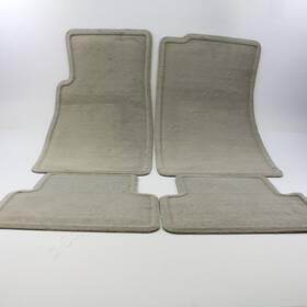 25728644 General Motors Complete Set Of 4 Light Gray Floor Mats Front Rear For 2003-2005 Cadillac Cts