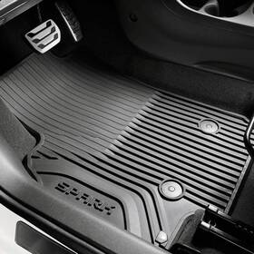 42473310 General Motors 2016-2022 Chevy Spark Black Front And Rear All Weather Floor Mats Oem Gm
