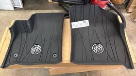 84522812 General Motors 84359483 Oem 2019-2024 Buick Enclave Front All Weather Floor Liners With Logo Gm