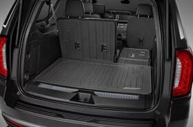 85783766 General Motors 84445539 2021-2025 Gmc Yukon Xl Integrated Cargo Liner Black With Logo Oem Gm