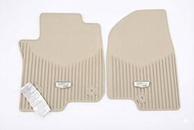 84997562 General Motors 84725288 Cadillac First-row Premium All-weather Floor Mats Whisper Beige Set 2pc