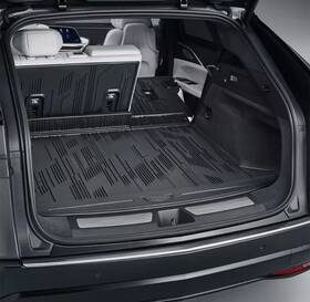 85000058 General Motors Genuine Oem Gm Cadillac Lyriq Integrated Cargo Liner Noir Metal Logo