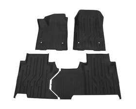 Ft24-ft26 General Motors 85131720 1st And 2nd Row All-weather Jet Black Floor Liners With Logo Silverado Ev