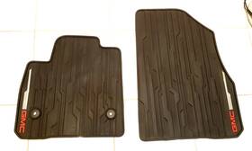 85131778 General Motors Gm 2017-2023 Gmc Acadia Oem Front All Weather Floor Mats Black Denali At4 Sle