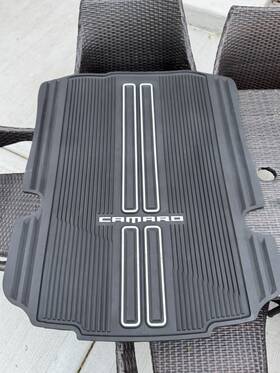 86555249 General Motors 2016-2024 Chevy Camaro Coupe Trunk All Weather Cargo Mat Oem
