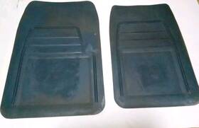 Pp1-4l16l-5 General Motors 1988-1998 Silverado Sierra Oem Floor Mats Mat Rubber Blue Pair Left Right