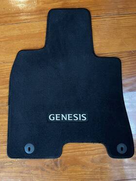 Ch003 Genesis 2022-2025 Gv70 Carpeted Floor Mats Reversible Cargo Tray Net