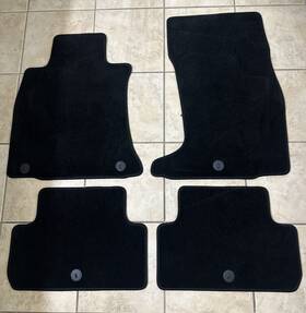 G9f14-ac100 Genesis 2019-2025 G70 Floor Mats Set Of 4 Black Carpet Oem - New-read