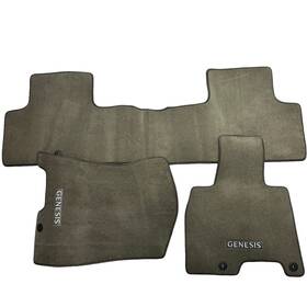 T6f14-ac010 Genesis Oem 2021 2022 Gv80 3 Piece Brown Carpet Floor Mats Mat Set