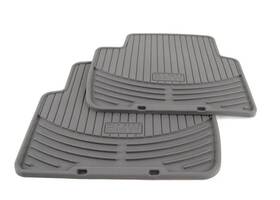 82550138290 Genuine Bmw E46 Coupe Sedan Wagon Rubber All-weather Rear Mats Gray