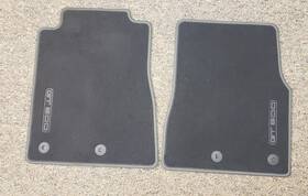 Br3v-6313c1c-acw Genuine Ford Oe Mats 2014 Gt500 Front Floor With Like New Charcoal