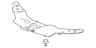 74117-tg7-a00 Genuine Honda Cover Front Bulkhead