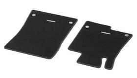 B66290100 Genuine Mercedes For 2005-2011 Floor Mat Set - Black Carpeted Front And Rear 1