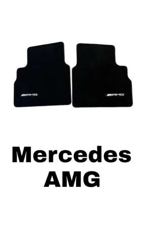 9f87 Genuine Mercedes Benz 463 680 61 10 Amg Rear Carpeted Floor Mats Black Color Oem Part