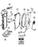 55371021aa Genuine Mopar Radiator Upper Seal