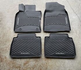 Pk210-03j11 Genuine Toyota Camry 2018-2023 All Weather Floor Mats Oem 4pc Set Black