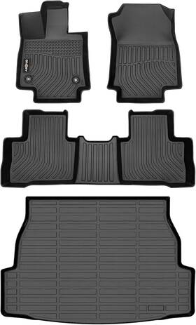 Ginowy 749753099571 Ginowy-floor Mats And Cargo Liner For Toyota Rav4 Hybrid 2019-2024 Tpe All