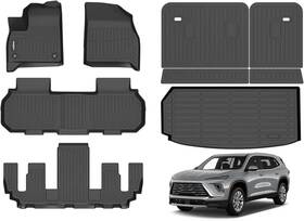 Ginowy 759135319470 Floor Mats And Cargo Liner For Buick Enclave Chevy Traverse Gmc Acadia 2024-25