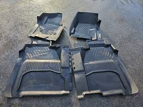 84185475-23237403 Gm 2015-2019 Sierra Crew Cab Front And Rear All Weather Floor Liners Black Freeship