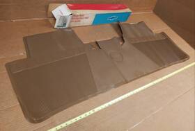 993846 Gm Nos 65-70 Chevy Deluxe Full Width Floor Mat Impala Belair 66 67 68 69 Saddle