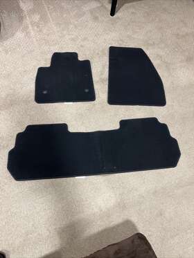 86773675 Gmc 2020 - 2023 Acadia Interior Floor Carpet Liner Mat Set Of 3 Oem Black H0y