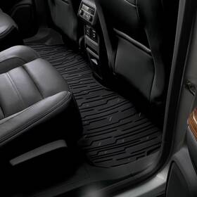 84042960 Gmc Oem Accessories Floor Mat-premium All-weather - Second-row One-piece Jet Black 2017-23