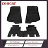 Go820710 Zoncar Black Universal Stain Resistant Floor Mats Liners 775063820710