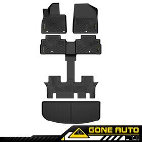 Ga261231 Gone-auto Fit For 2020-2025 Kia Telluride All Weather 3d Floor Mat And Trunk Cargo Liner Tpe