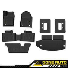 Ga415235 Gone-auto Tpe Floor Mats And Trunk Fit For 2016-2025 Dodge Durango All Weather 7 Seats