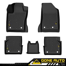 Ga523266 Gone-auto Fit For 2017-2025 Jeep Compass All Weather Tpe Floor Mats First And Second Rows