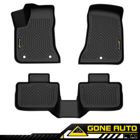 Ga782631 Gone-auto 3d Tpe Floor Mats Fit For 2011-2023 Dodge Charger/chrysler 300 Rwd All Weather
