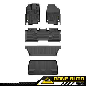 Ga981254 Gone-auto Fit For 2018-2025 Honda Odyssey 3d Molded All Weather Tpe Floor Mats Cargo Liner