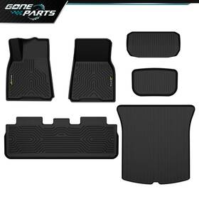 0301-1 Goneparts Floor Mats Cargo Liner 3d Full Cover Fit For 20-24 Tesla Model Y All-weather Tpe